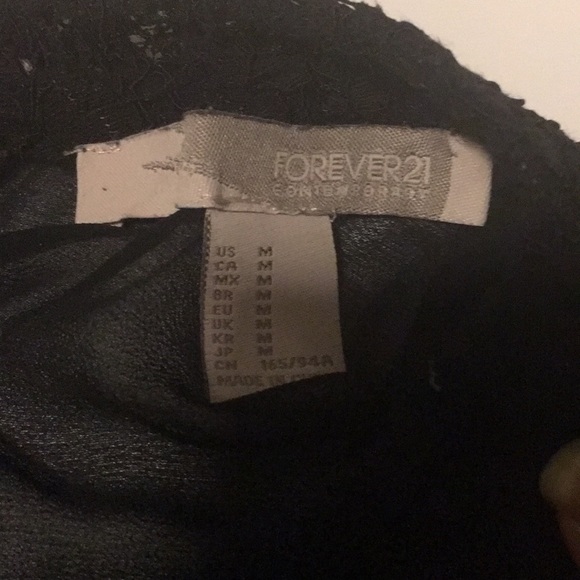 F21 sheer lace top - Picture 4 of 7